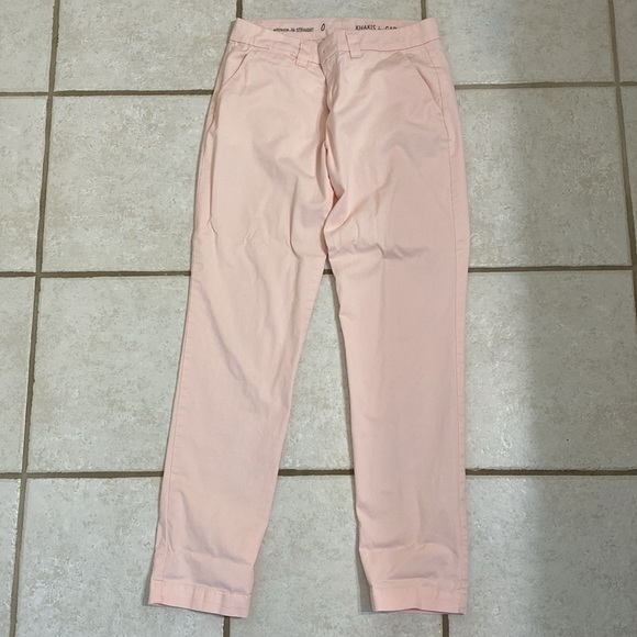 GAP broken-in straight light pink pants - Picture 2 of 8